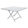 Caractère Table 128x128 -Outdoor Furniture 100 1 cotton white table 128 x 128 cm 1