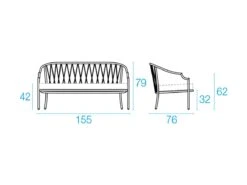 EMU Como Sofa 1205 21 EMU Como Sofa 1205 -Outdoor Furniture 12053270012schema 2