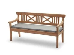 Skagerak Drachmann Bench 165 25 Skagerak Drachmann Bench 165 -Outdoor Furniture 1960809DrachmannTeakBench165CushionAsh 1