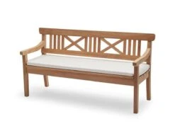 Skagerak Drachmann Bench 165 27 Skagerak Drachmann Bench 165 -Outdoor Furniture 1960810DrachmannTeakBench165CushionWhite 1