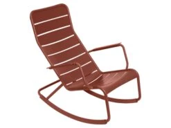 Luxembourg Rocking Chair -Outdoor Furniture 238 20 ocre rouge rocking chair 1