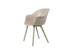 Gubi Bat Unupholstered Chair Outdoor - Plastic Base