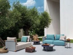 Brise 53 Outdoor Coffee Table -Outdoor Furniture BRISE53Gervasoniblu3