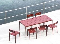 Hay Balcony Table L. 144 17 Hay Balcony Table L. 144 -Outdoor Furniture BalconyTableHay144withchairssea