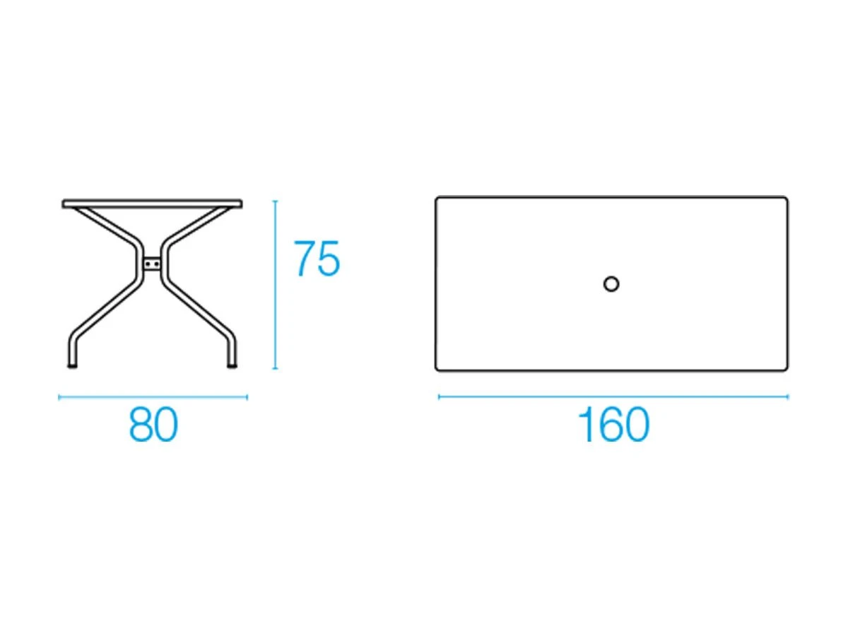EMU Cambi Rectangular Table 160x80 16 EMU Cambi Rectangular Table 160x80 - Image 14