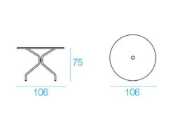 EMU Cambi Round Table Ø106 31 EMU Cambi Round Table Ø106 -Outdoor Furniture CambiTondo