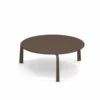 EMU Cross Coffee Table Ø 70 - 41 Indian Brown -Outdoor Furniture Crosstavolino4234141700x700