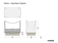 Daydream Daybed -Outdoor Furniture DedonDAYDREAM6