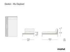 Mu Daybed 15 Mu Daybed -Outdoor Furniture DedonMuDaybed