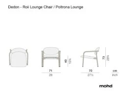 Roii Lounge Chair -Outdoor Furniture DedonRoiiLoungeChair2