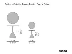 Satellite Round Table 17 Satellite Round Table -Outdoor Furniture DedonSatelliteTavoloTondoRoundTable