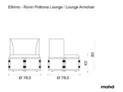 Rotin Lounge Armchair -Outdoor Furniture EthimoRoninPoltronaLoungeLoungeArmchair
