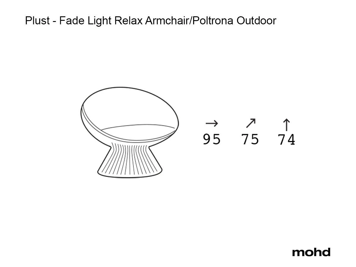 Fade Relax Light Armchair Outdoor 10 Fade Relax Light Armchair Outdoor - Image 8