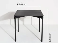 Fromme Square Table -Outdoor Furniture FrommeSquaretablepetitefrituredimensioni