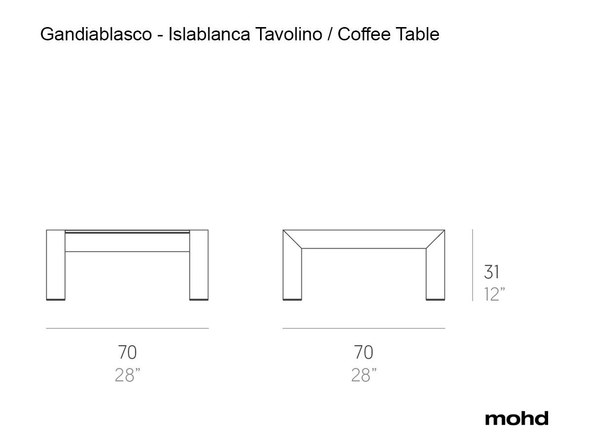 Islablanca Square Coffee Table 14 Islablanca Square Coffee Table - Image 12