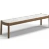 Haven High Coffee Table -Outdoor Furniture GlosterHavenHighWhiteCeramic