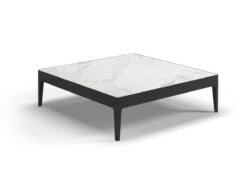 Grid Coffee Table -Outdoor Furniture Gridquadmarmobiancoenero