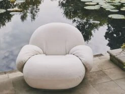 Gubi Pacha Outdoor Lounge Chair - Armchair With Armrest -Outdoor Furniture GubiGoesAlFrescoPacha