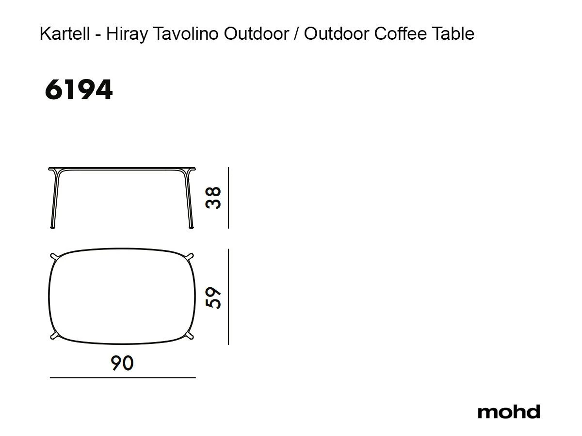 Kartell Hiray Outdoor Coffee Table 18 Kartell Hiray Outdoor Coffee Table - Image 16