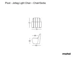 Jetlag Light Chair -Outdoor Furniture Jetlagchairschedadimensioni