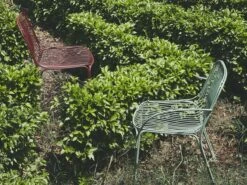 Kartell Hiray Outdoor Small Armchair -Outdoor Furniture KartellHirayChairGreenRust 3