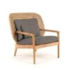 Kay Low Back Lounge Chair - Harvrest/Fife Platinum -Outdoor Furniture KayLowbackLoungeChairHarvrestFifePlatinum