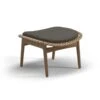 Kay Ottoman - Harvest / Fife Platinum -Outdoor Furniture KayOutdoorOttomanHarvestFifePlatinum