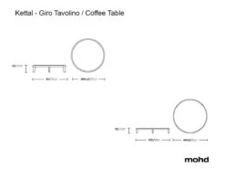 Giro Coffee Table -Outdoor Furniture KettalGiroTavolinoCoffeeTablebasso