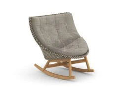 Mbrace Rocking Chair - 115 Pepper / Seat Cushion 661 Twist Sand