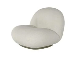 Gubi Pacha Outdoor Lounge Chair - Chevron Dedar 002 / Swivel Armchair