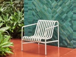 Hay Palissade Lounge Chair Low -Outdoor Furniture Palissade Lounge Chair Low sky grey