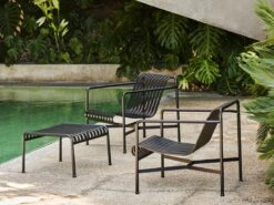 Hay Palissade Lounge Chair Low -Outdoor Furniture Palissade Lounge Chair low anthracitePalissade Ottoman anthr 3