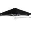 Paraflex Wallflex Parasol - Sunbrella Adriatic -Outdoor Furniture ParaflexwallflexNEOarmsblackroundUmbrosa