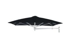 Paraflex Wallflex Square Parasol - Sunbrella Black