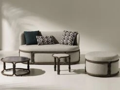 Rotin Pouf -Outdoor Furniture RotinEthimoDivano 1