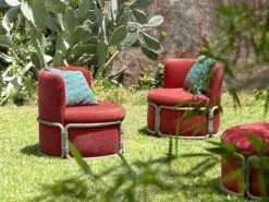 Rotin Lounge Armchair -Outdoor Furniture RotinEthimoPoltronaLounge