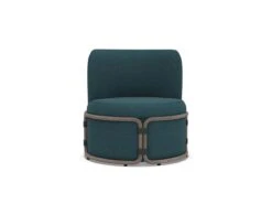Rotin Lounge Armchair -Outdoor Furniture RotinEthimoPoltronaLoungePolipropileneAegeanBlue