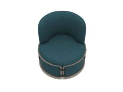 Rotin Lounge Armchair -Outdoor Furniture RotinEthimoPoltronaLoungePolipropileneAegeanBlue3
