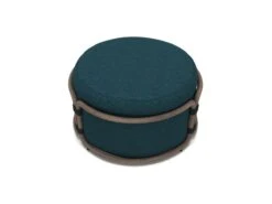 Rotin Pouf -Outdoor Furniture RotinEthimoPoufPolipropileneAegeanBlue2