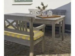 Skagerak Drachmann Bench 165 37 Skagerak Drachmann Bench 165 -Outdoor Furniture S1040510S10420151960224DrachmanSetandCushionLemonSandstripes