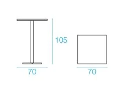 EMU Darwin High Table H.105 -Outdoor Furniture SchemaDarwinalto