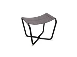 Sling Footstool -Outdoor Furniture SlingETHIMOPoggiapiediSepiaBlackBlack
