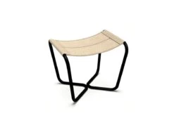Sling Footstool -Outdoor Furniture SlingETHIMOPoggiapiediSepiaBlackSand