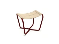Sling Footstool -Outdoor Furniture SlingETHIMOPoggiapiediWarmredSand