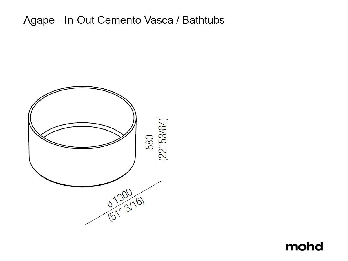 In-Out Cemento Bathtub 10 In-Out Cemento Bathtub - Image 8