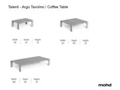 Argo Coffee Table -Outdoor Furniture argo tavolino talenti 14