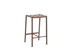 Hay Balcony Bar Stool H. 65 -Outdoor Furniture balcony bar stool 65 hay iron red