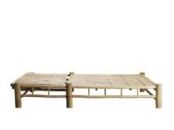 Bamboo Double Sunbed With Mattress