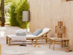 Bamboo Double Sunbed With Mattress -Outdoor Furniture bamboo double sunbed tine k home 7