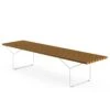 Bertoia Outdoor Teak Bench -Outdoor Furniture bertoia panca strutt bianco teak knoll